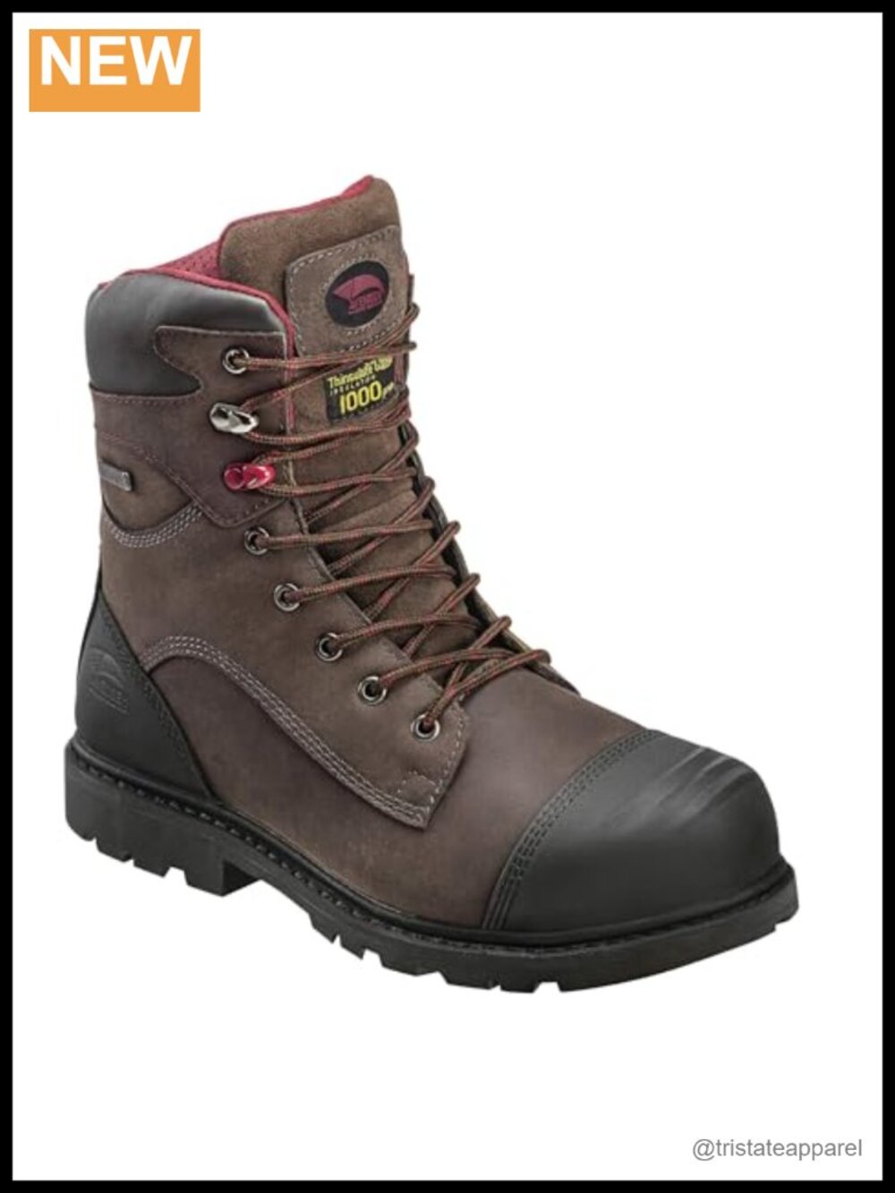 Avenger Hammer 8" Insulated Waterproof Carbon Toe EH Work Boot